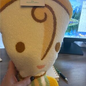 Disney Chip Accent Pillow - Cream and Brown